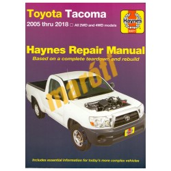 Toyota Tacoma 2005 - 2018 all 2WD & 4WD