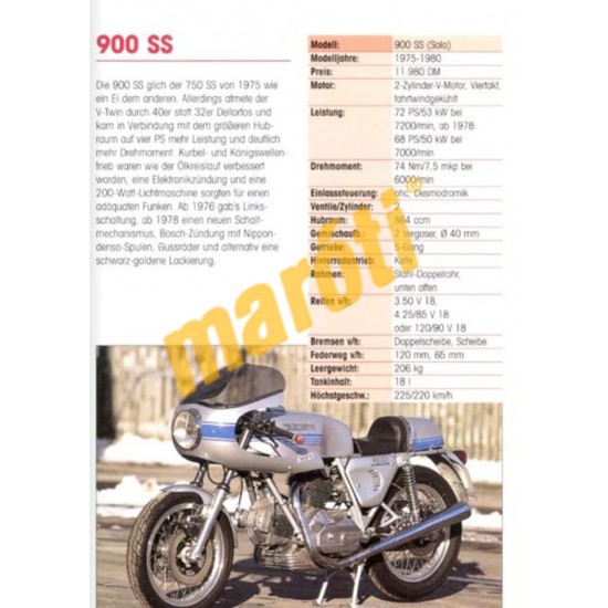 Ducati - Die V2Motorrader seit 1970