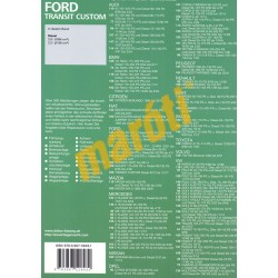 Ford Transit Custom 2012-2017 (Javítási kézikönyv)