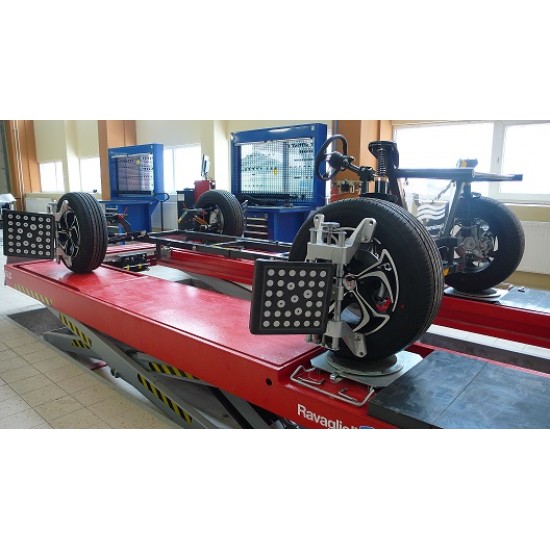 Kerékgeometria beállító oktató pad