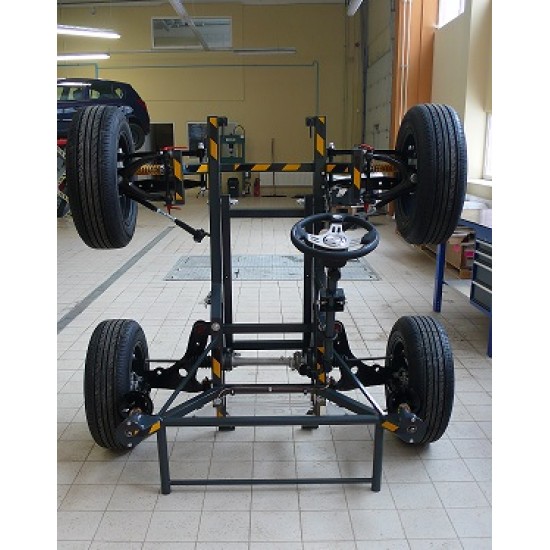 Kerékgeometria beállító oktató pad