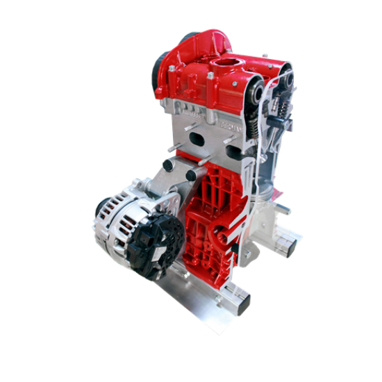 DOHC benzinmotor - metszet