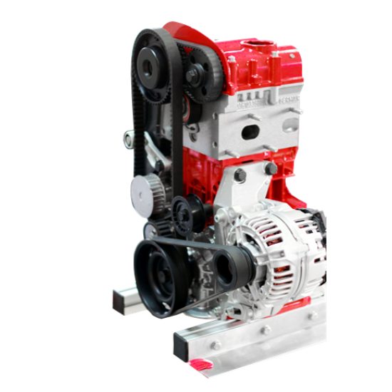 DOHC benzinmotor - metszet