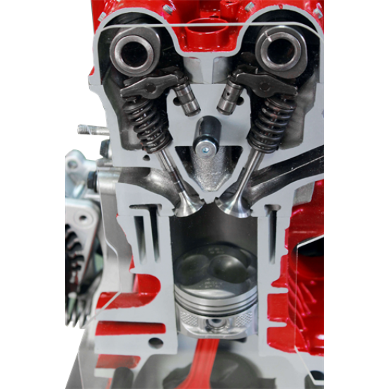 DOHC benzinmotor - metszet