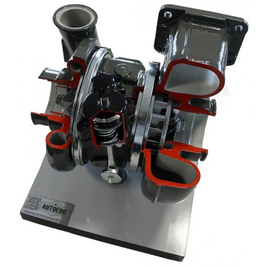 Teherautó turbófeltöltő - metszet