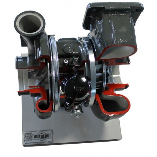 Teherautó turbófeltöltő - metszet