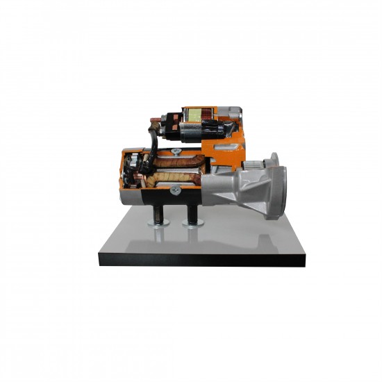 Modern indítómotor - metszet