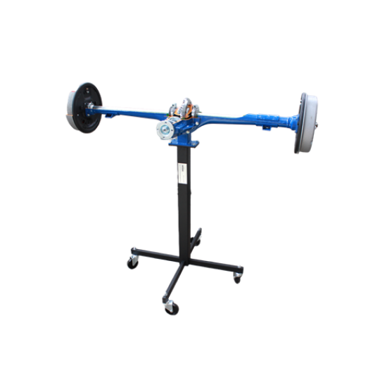 Hátsó tengely differenciálművel (állványon) – metszet