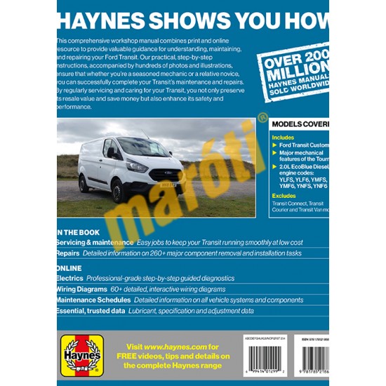 Ford Transit Custom Diesel (2018-2023)