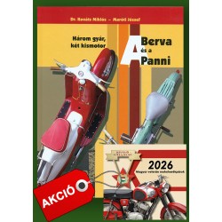 A Berva és a Panni  - Veterán magyar motorkerékpárok 2026 -  Karácsonyi könyvcsomag