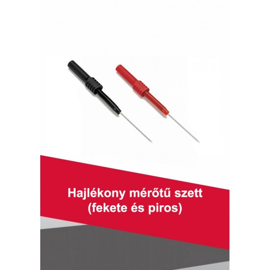 Hajlékony mérőtű szett (fekete és piros)